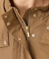 OLUAD04369 eur3(エウルキューブ) 【WEB/一部店舗限定】【大きいサイズ】ライナー付フーディーコート キャメル(83)