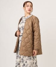 OLUAD04369 eur3(エウルキューブ) 【WEB/一部店舗限定】【大きいサイズ】ライナー付フーディーコート キャメル(83)