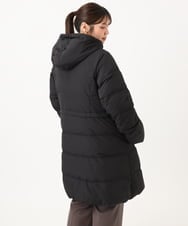 OLUAG02349 eur3(エウルキューブ) 【大きいサイズ】フードロングダウンコート ブラック