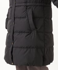 OLUAG02349 eur3(エウルキューブ) 【大きいサイズ】フードロングダウンコート ブラック