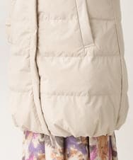 OLUAV01319 eur3(エウルキューブ) 【大きいサイズ】マットタフタダウンコート ベージュ(82)