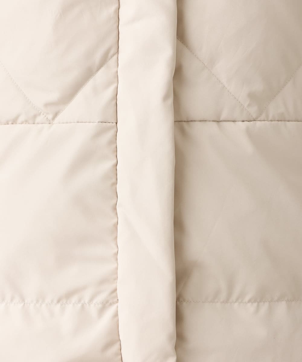 OLUAV01319 eur3(エウルキューブ) 【大きいサイズ】マットタフタダウンコート ベージュ(82)