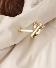 OLUAV01319 eur3(エウルキューブ) 【大きいサイズ】マットタフタダウンコート ベージュ(82)