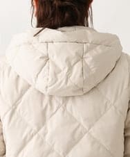 OLUAV01319 eur3(エウルキューブ) 【大きいサイズ】マットタフタダウンコート ベージュ(82)