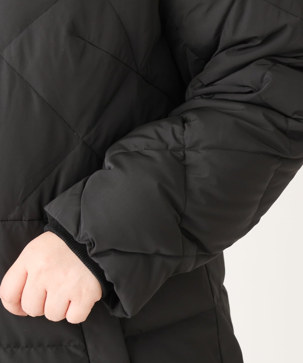 OLUAV01319 eur3(エウルキューブ) 【大きいサイズ】マットタフタダウンコート ブラック(94)