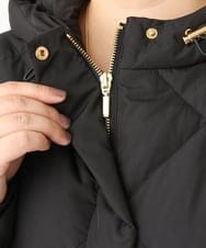 OLUAV01319 eur3(エウルキューブ) 【大きいサイズ】マットタフタダウンコート ブラック(94)