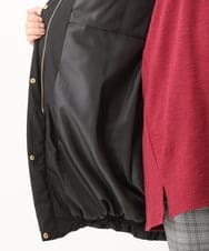 OLUAV01319 eur3(エウルキューブ) 【大きいサイズ】マットタフタダウンコート ブラック(94)