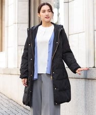 OLUAV01319 eur3(エウルキューブ) 【大きいサイズ】マットタフタダウンコート ブラック(94)