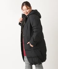 OLUAV01319 eur3(エウルキューブ) 【大きいサイズ】マットタフタダウンコート ブラック(94)