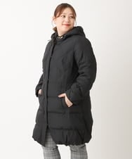 OLUAV01319 eur3(エウルキューブ) 【大きいサイズ】マットタフタダウンコート ブラック(94)