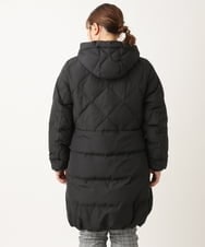 OLUAV01319 eur3(エウルキューブ) 【大きいサイズ】マットタフタダウンコート ブラック(94)