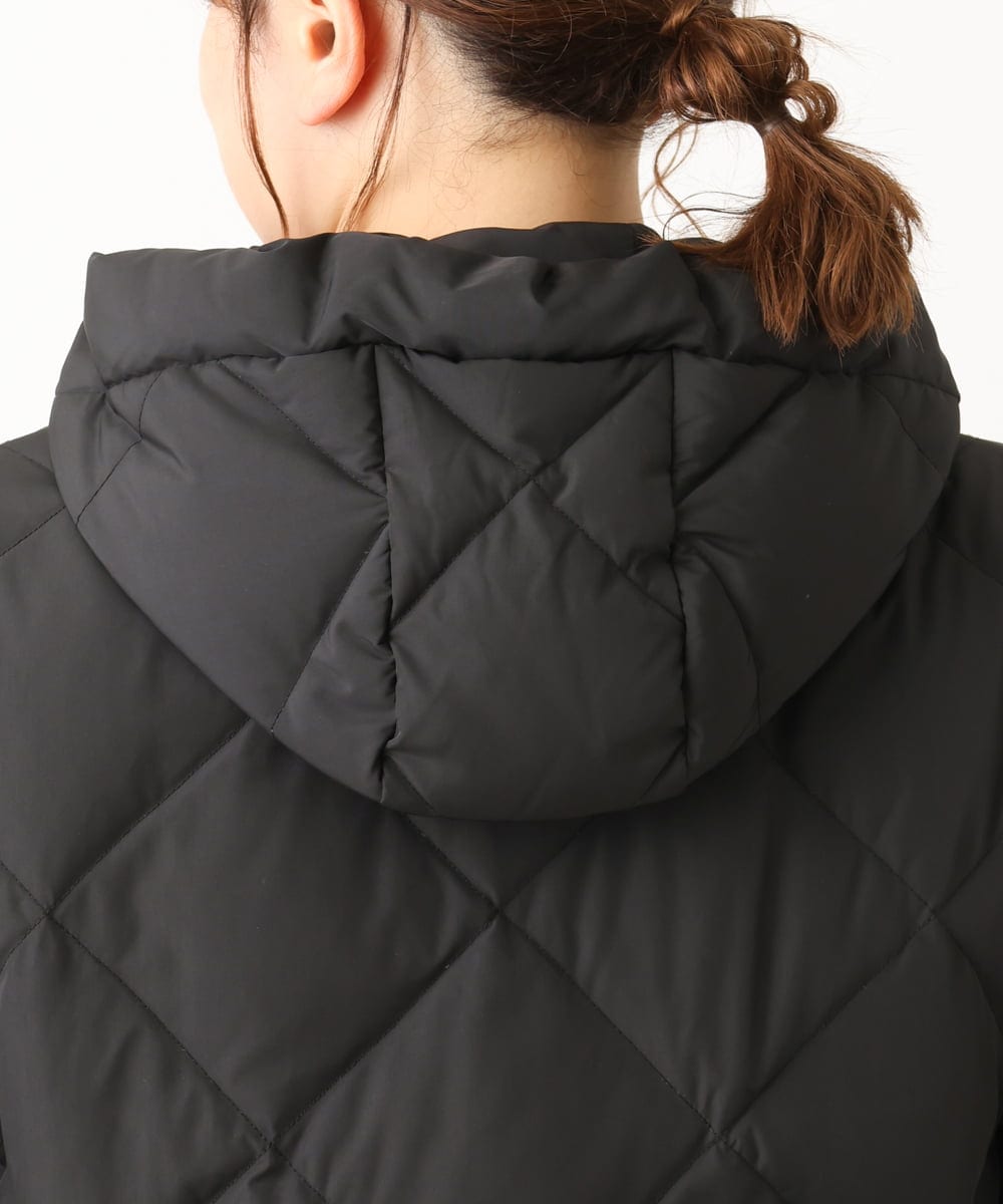 OLUAV01319 eur3(エウルキューブ) 【大きいサイズ】マットタフタダウンコート ブラック(94)