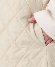 OLUBD08199 eur3(エウルキューブ) 【WEB先行販売】【大きいサイズ】キルトコンビアウター ベージュ(82)