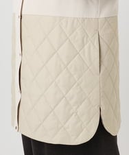 OLUBD08199 eur3(エウルキューブ) 【WEB先行販売】【大きいサイズ】キルトコンビアウター ベージュ(82)