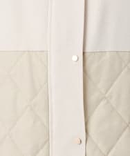 OLUBD08199 eur3(エウルキューブ) 【WEB先行販売】【大きいサイズ】キルトコンビアウター ベージュ(82)