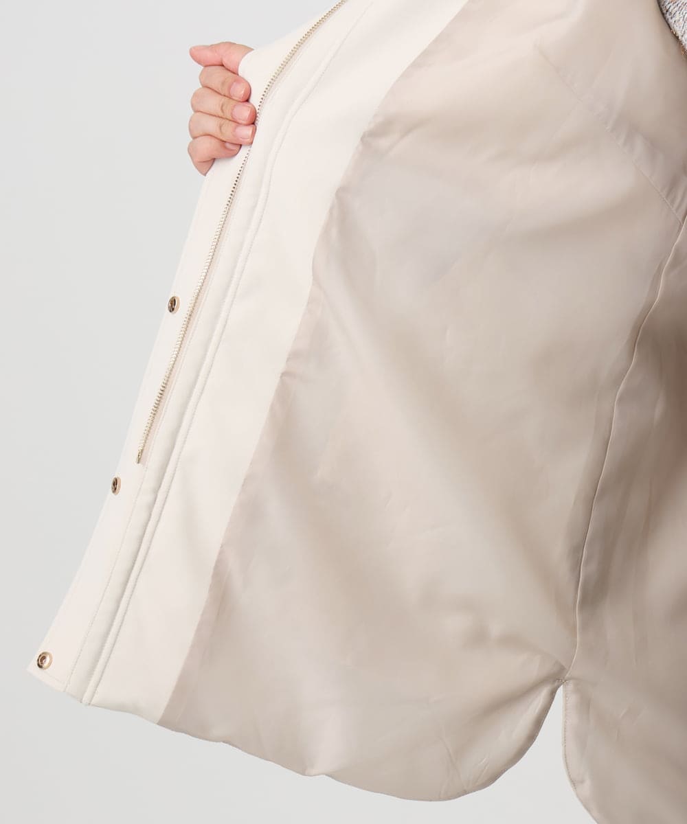 OLUBD08199 eur3(エウルキューブ) 【WEB先行販売】【大きいサイズ】キルトコンビアウター ベージュ(82)