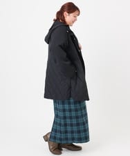 OLUBD08199 eur3(エウルキューブ) 【WEB先行販売】【大きいサイズ】キルトコンビアウター ブラック(94)