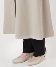 OLUBD09239 eur3(エウルキューブ) 【WEB先行販売】【大きいサイズ】ノーカラートレンチコート ベージュ(82)