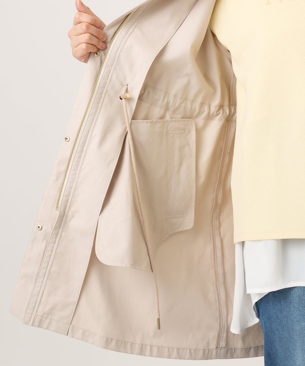 OLUCD01199 eur3(エウルキューブ) 【WEB先行販売】【大きいサイズ】フィーディーコート グレージュ(89)