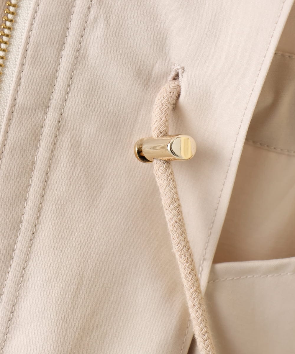 OLUCD01199 eur3(エウルキューブ) 【WEB先行販売】【大きいサイズ】フィーディーコート グレージュ(89)