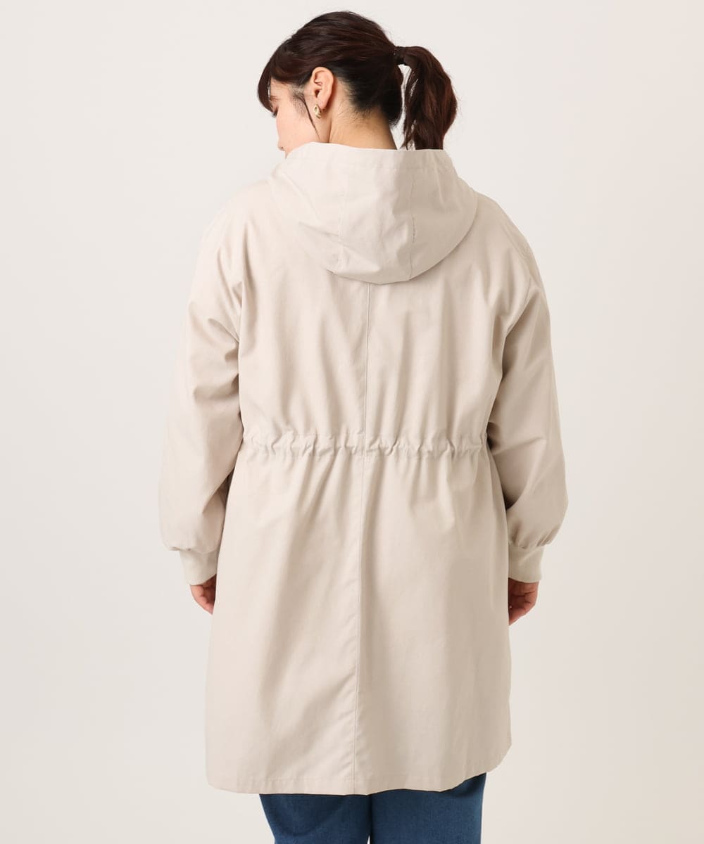 OLUCD01199 eur3(エウルキューブ) 【WEB先行販売】【大きいサイズ】フィーディーコート グレージュ(89)