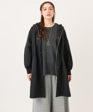 OLUCD01199 eur3(エウルキューブ) 【WEB先行販売】【大きいサイズ】フィーディーコート ブラック(94)