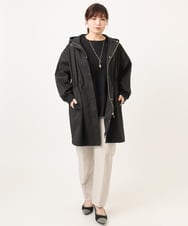 OLUCD01199 eur3(エウルキューブ) 【WEB先行販売】【大きいサイズ】フィーディーコート ブラック(94)