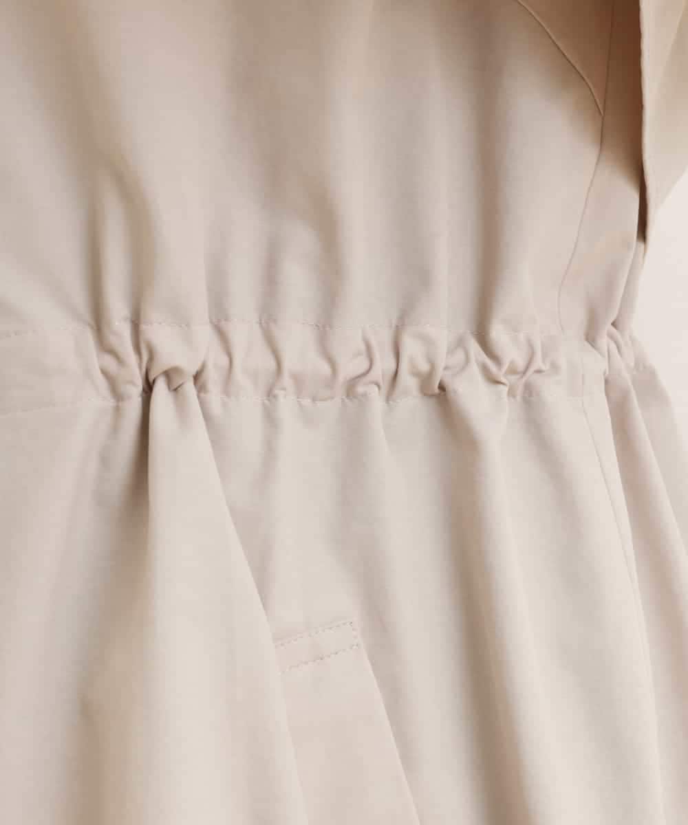 OLUCP01170 eur3(エウルキューブ) 【大きいサイズ/微撥水】スタンドカラーコート ベージュ(82)