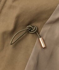 OLUKD05199 eur3(エウルキューブ) 【WEB先行販売】【大きいサイズ】モッズ風フーディ―コート カーキ