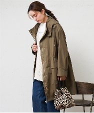 OLUKD05199 eur3(エウルキューブ) 【大きいサイズ】モッズ風フーディ―コート カーキ