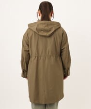 OLUKD05199 eur3(エウルキューブ) 【WEB先行販売】【大きいサイズ】モッズ風フーディ―コート カーキ