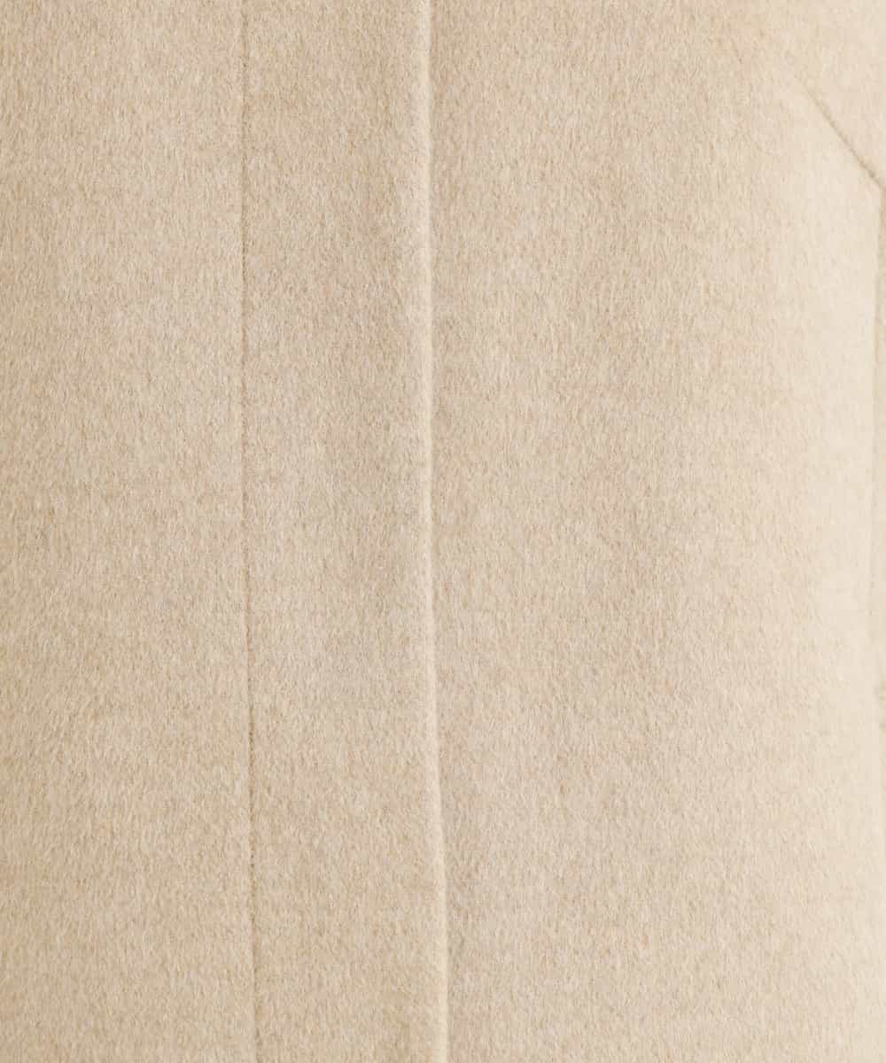OLULM01260 eur3(エウルキューブ) 【大きいサイズ】ウール混クラシックコート ベージュ(82)