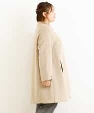 OLULM01260 eur3(エウルキューブ) 【大きいサイズ】ウール混クラシックコート ベージュ(82)