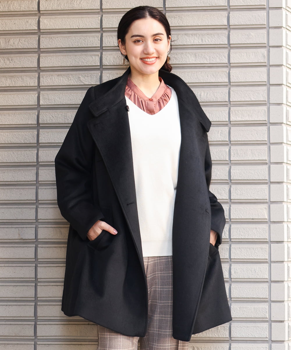 再入荷!】 大きいサイズ ロングコート comunidadaledar.org