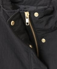 OLULS02259 eur3(エウルキューブ) 【大きいサイズ】ナイロンワッシャー中綿スタンドコート ブラック(94)