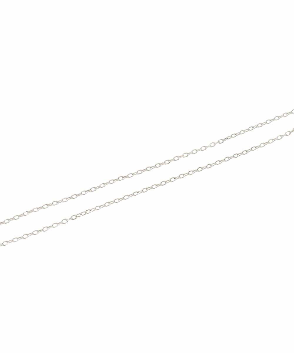 OZ2AA45039 eur3(エウルキューブ) サークルモチーフロングネックレス シルバー(96)