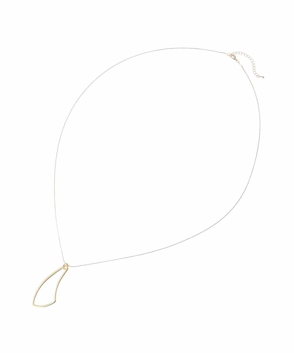 OZ2AD36039 eur3(エウルキューブ) マットメタルワントップモチーフネックレス ゴールド