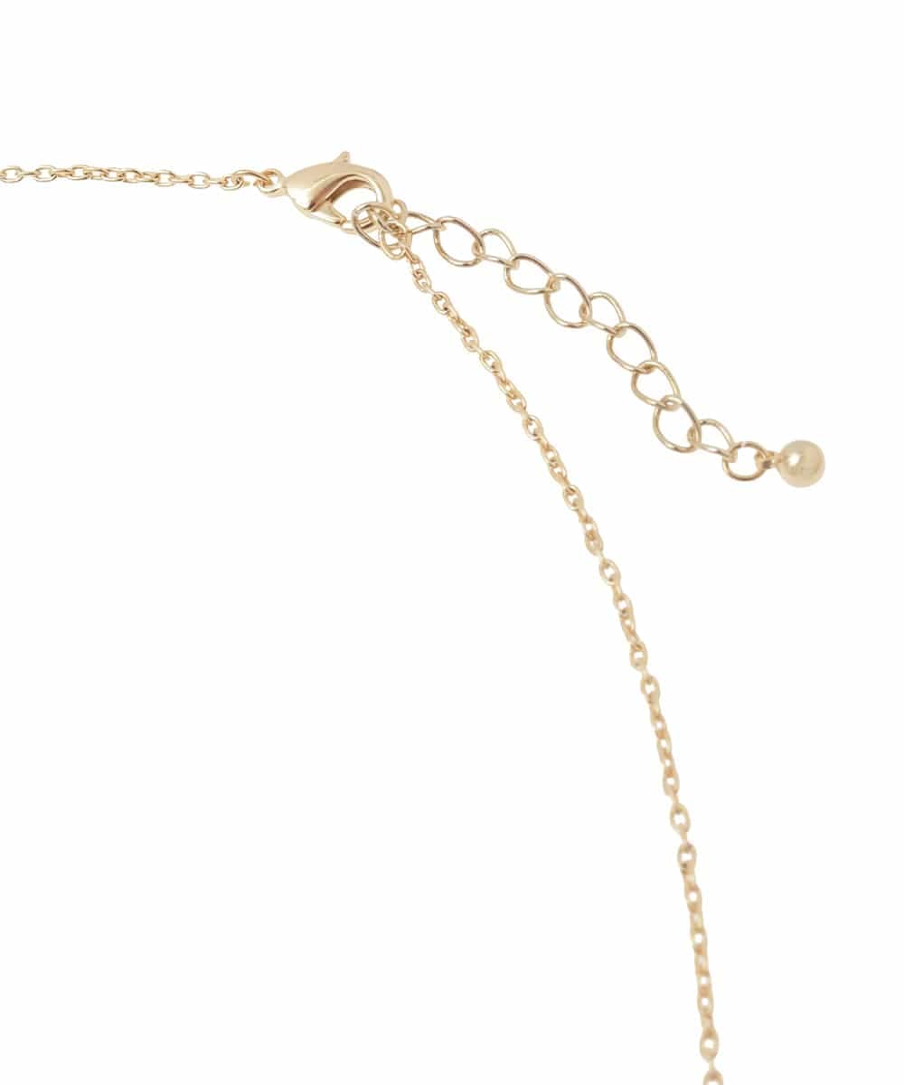 OZ2AD42039 eur3(エウルキューブ) スウェイビジューデザインロングネックレス ゴールド