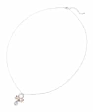 OZ2AD42039 eur3(エウルキューブ) スウェイビジューデザインロングネックレス ゴールド