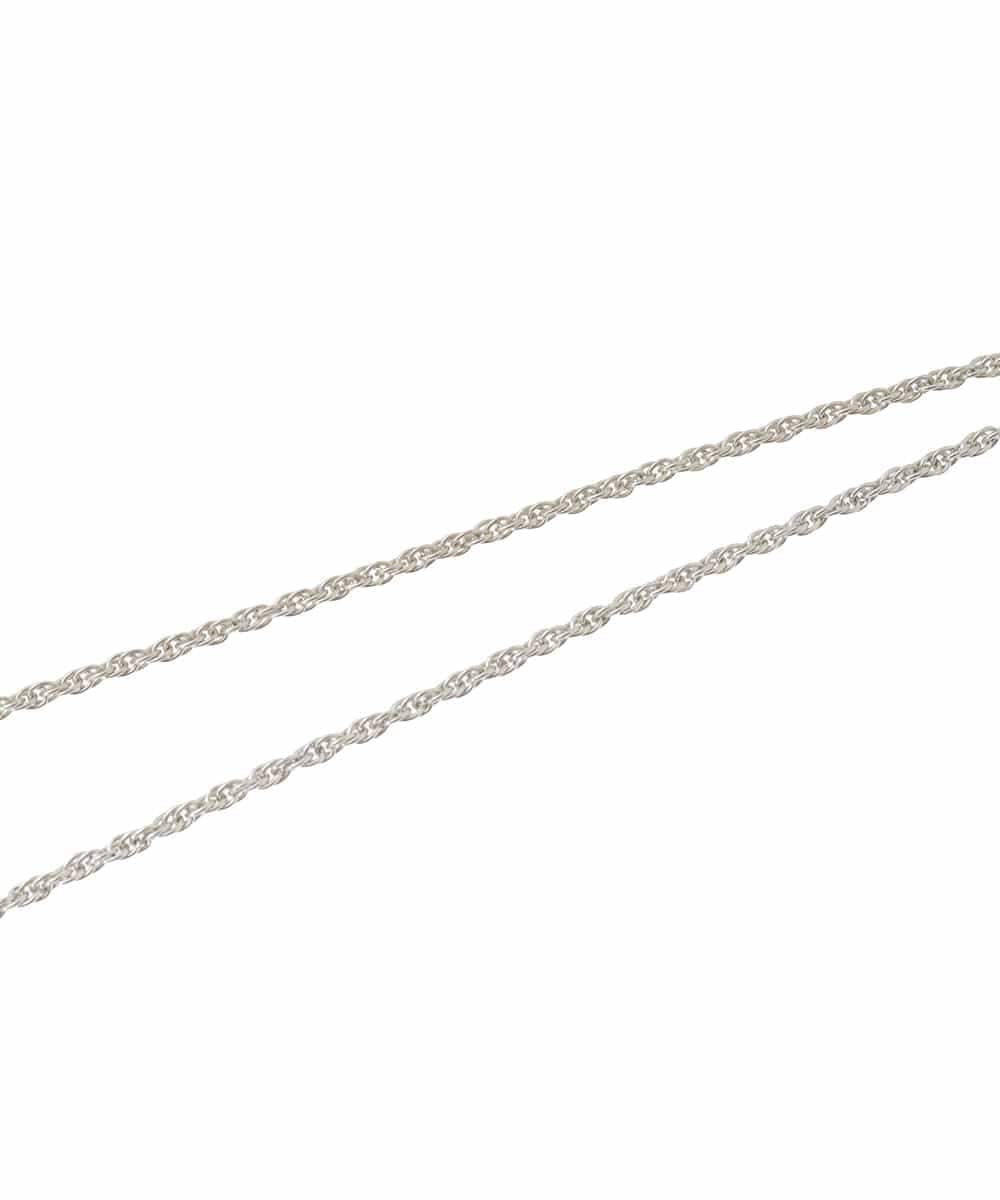 OZ2AD43039 eur3(エウルキューブ) メタル×パールワントップネックレス シルバー