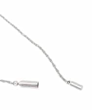 OZ2AD43039 eur3(エウルキューブ) メタル×パールワントップネックレス シルバー