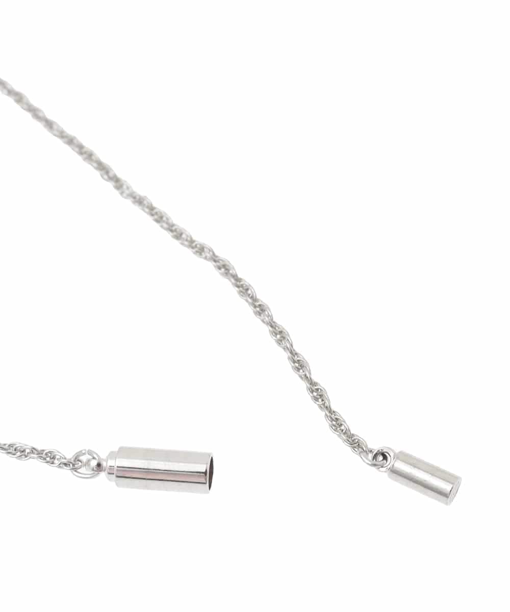 OZ2AD43039 eur3(エウルキューブ) メタル×パールワントップネックレス シルバー