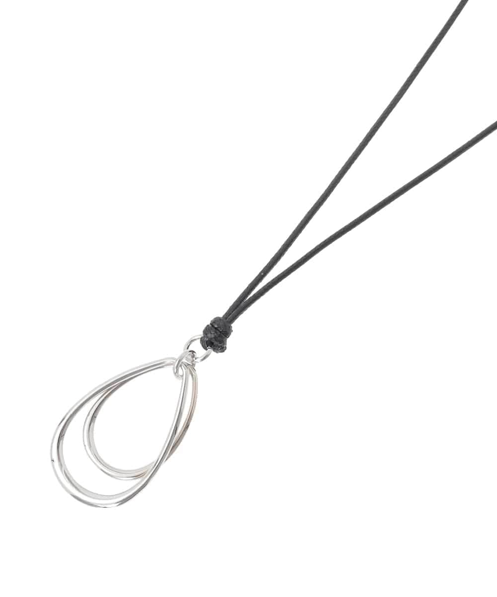 OZ2AD44039 eur3(エウルキューブ) ドロップモチーフコードネックレス シルバー