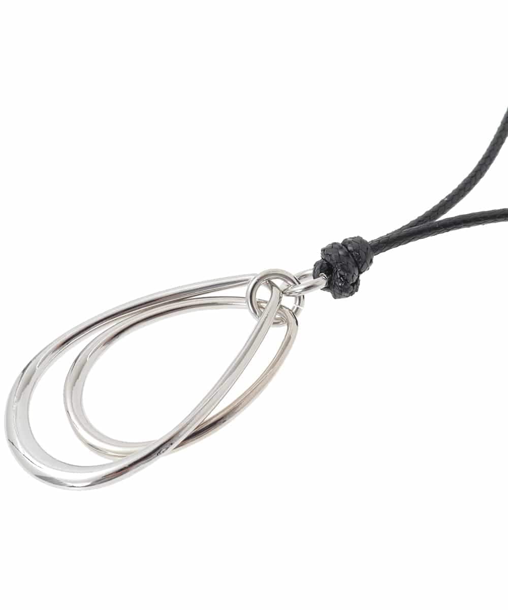 OZ2AD44039 eur3(エウルキューブ) ドロップモチーフコードネックレス シルバー