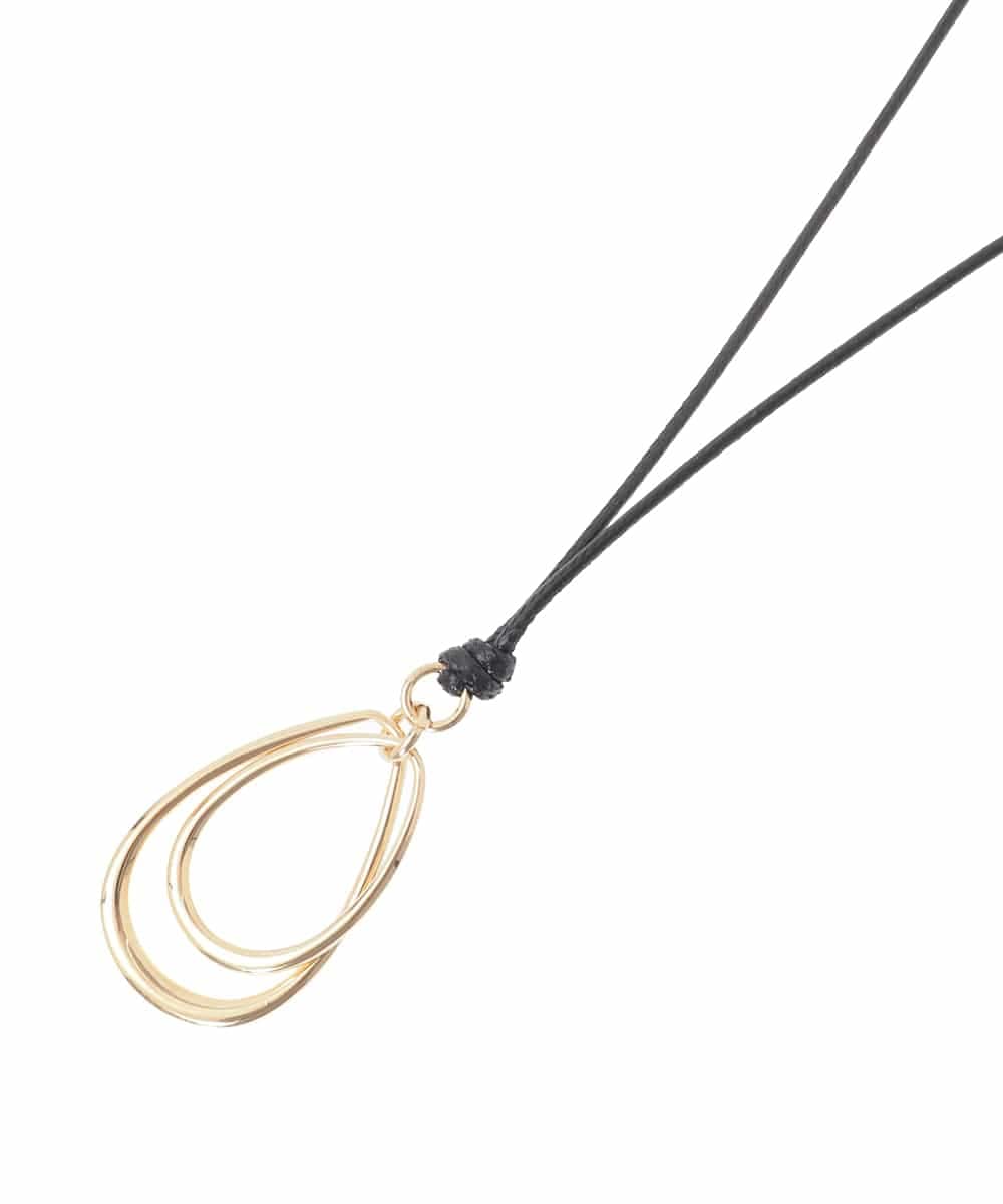 OZ2AD44039 eur3(エウルキューブ) ドロップモチーフコードネックレス シルバー