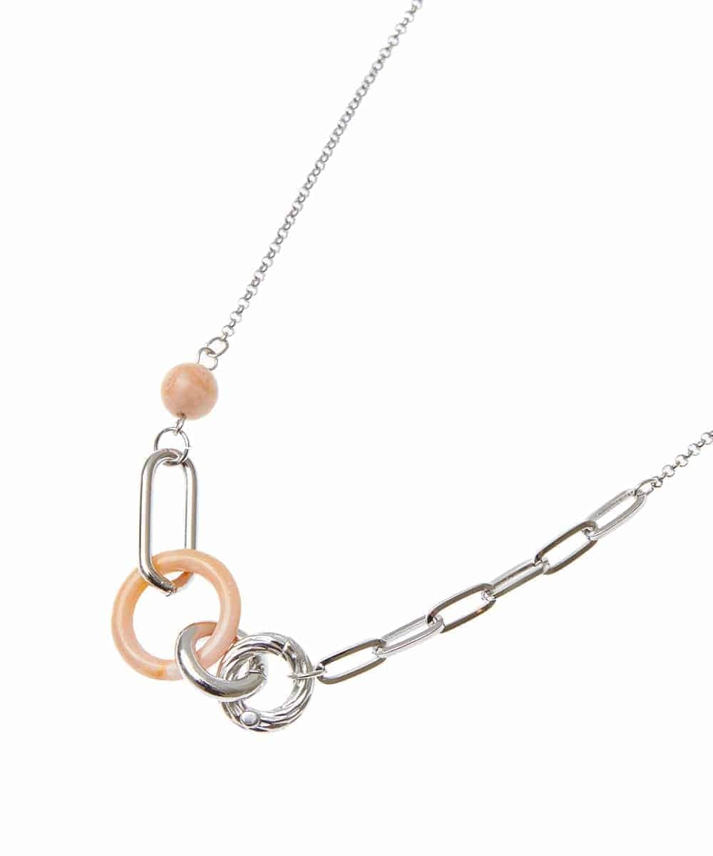 OZ2AS33035 eur3(エウルキューブ) リングチェーンポイントネックレス シルバー(96)