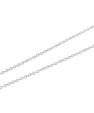 OZ2AS35030 eur3(エウルキューブ) ドロップモチーフデザインネックレス シルバー(96)