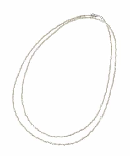 OZ2AV27029 eur3 ビーズアクセントメタルロングネックレス