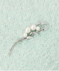 OZ2BD40029 eur3(エウルキューブ) ニュアンスメタルバーブローチ シルバー