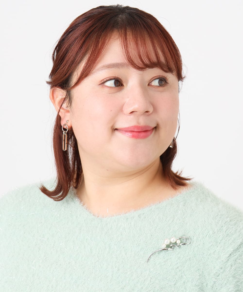 OZ2BD40029 eur3(エウルキューブ) ニュアンスメタルバーブローチ シルバー